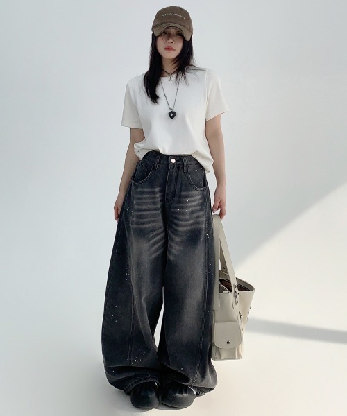 mush wear パンツ mushwear（マッシュウェア）の「サイドラインスウェットパンツ