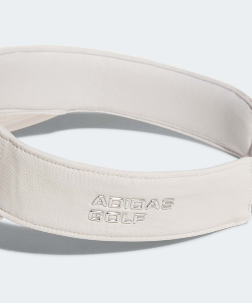 adidas（アディダス） サンバイザー 撥水 メタルロゴ バイザー「adidas