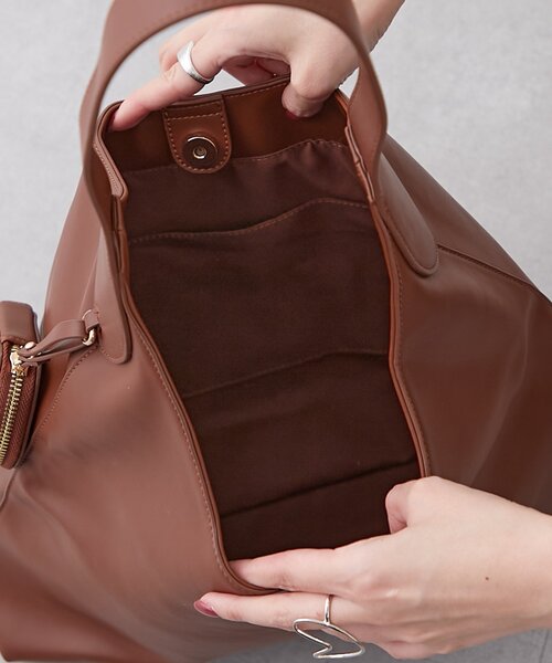 mystic トートバッグ loti ポーチ付きハンドルトート レディース