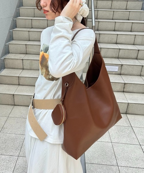 mystic（ミスティック） トートバッグ loti ポーチ付きハンドルトート