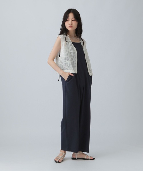 美品✨️ LEPSIM コクーンサロペット 黒 ブラック キャミソール 完売品 レプシィム コクーンサロペット ブラック - メルカリ