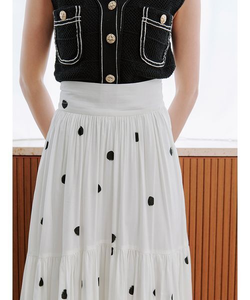 SNIDEL スカート ギャザーフレアスカート : ZOZOTOWN Yahoo!店