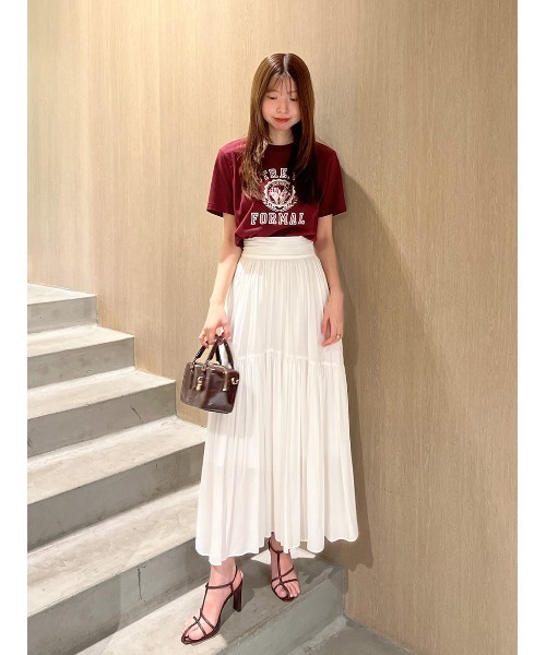 SNIDEL スカート ギャザーフレアスカート : ZOZOTOWN Yahoo!店