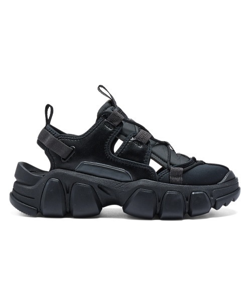 YELLO ブラック サンダル Sサイズ YELLO GRACE SANDALS(size:S)ブラックヒールサンダル】 - メルカリ