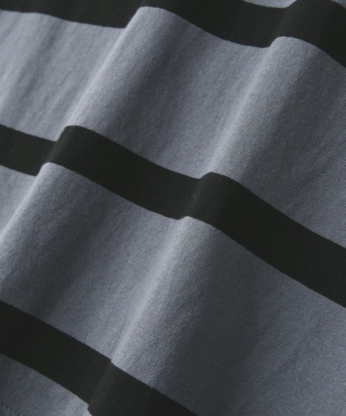 「MHL.」 長袖Tシャツ MEDIUM ブルー系その他4 メンズ