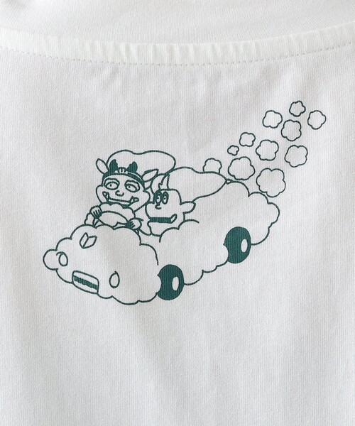 Afternoon Tea tシャツ プリントTシャツ/風神雷神図屏風デート