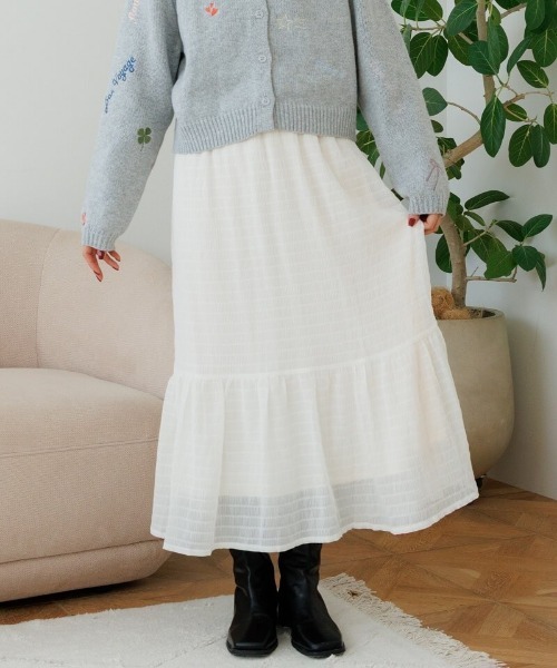 ヴィンテージChristian Dior レザーホワイト スカート 36 flower スカート デイリーシアースカート : ZOZOTOWN Yahoo!店 - 通販