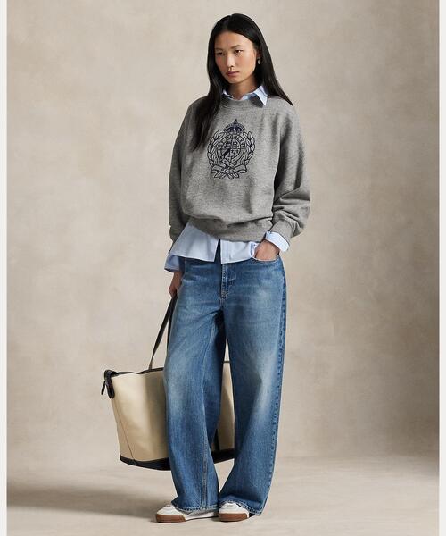 POLO RALPH LAUREN tシャツ エンブロイダリークレスト フリース