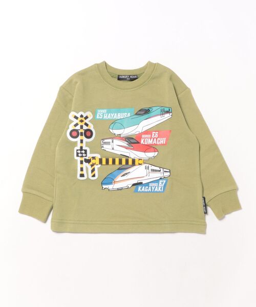 hungry heart（ハングリーハート） トレーナー JR新幹線電車踏切仕掛け