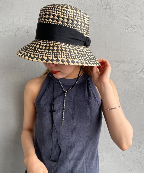 「halo commodity」 ストローハット F ナチュラル レディース_画像3