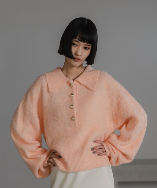 LOWRYS FARM（ローリーズファーム） ニット セーター ポロニットプル
