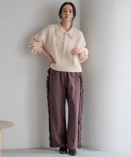 LOWRYS FARM（ローリーズファーム） ニット セーター ポロニットプル