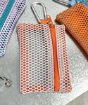 ポーチ WEGO/メッシュ配色ポーチ レディースの詳細画像3