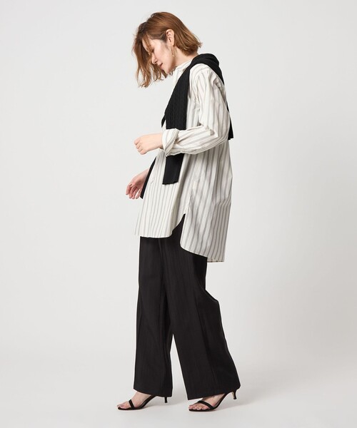 conte カーディガン 「conte」ケーブル Vネック カーディガン