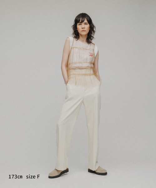 「M TO R」 半袖カットソー FREE ブラック レディース_画像3