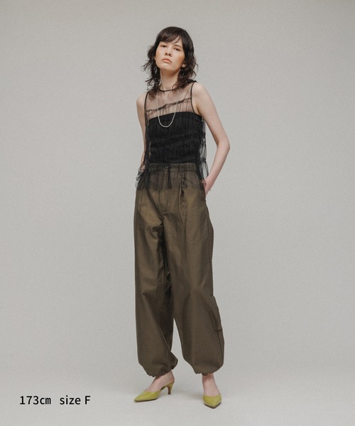 「M TO R」 半袖カットソー FREE ブラック レディース_画像5