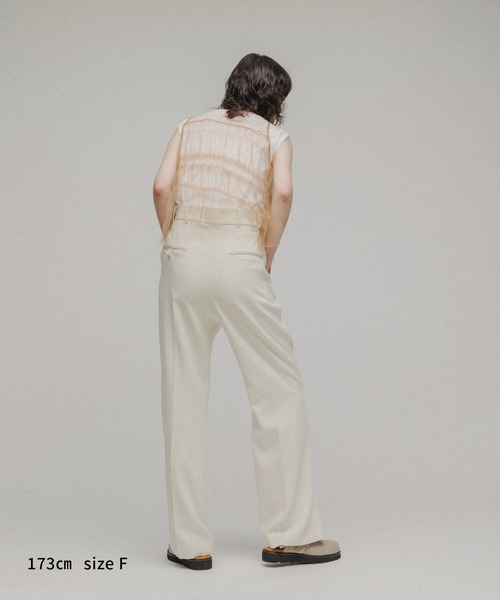 「M TO R」 半袖カットソー FREE ブラック レディース_画像9