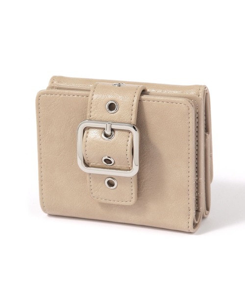 LAKOLE（ラコレ） 二つ折り財布 財布 アイレットベルトウォレット