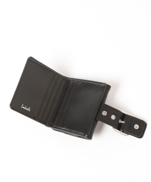 LAKOLE（ラコレ） 二つ折り財布 財布 アイレットベルトウォレット