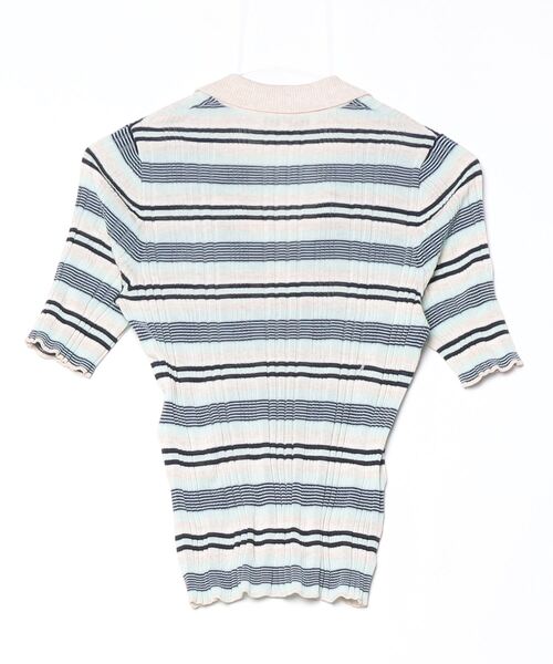 メゾンキツネ♡半袖ニット MAISON KITSUNE（メゾン キツネ） 半袖ニット S グリーン系その他