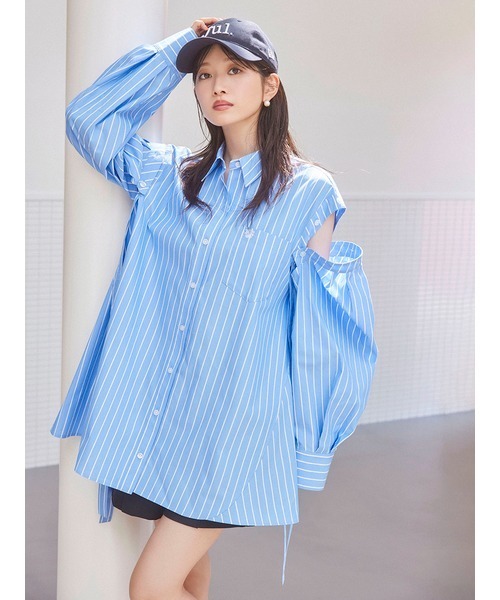 SNIDEL（スナイデル） シャツワンピース FREE ピンク レディース