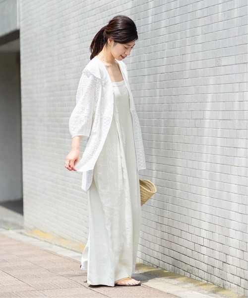 「VERMEIL par iena」 オーバーオール 38 ホワイト レディース_画像4