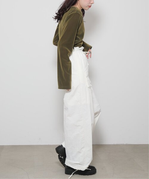 「RAY CASSIN」 長袖カットソー FREE ライトグレー レディース_画像9