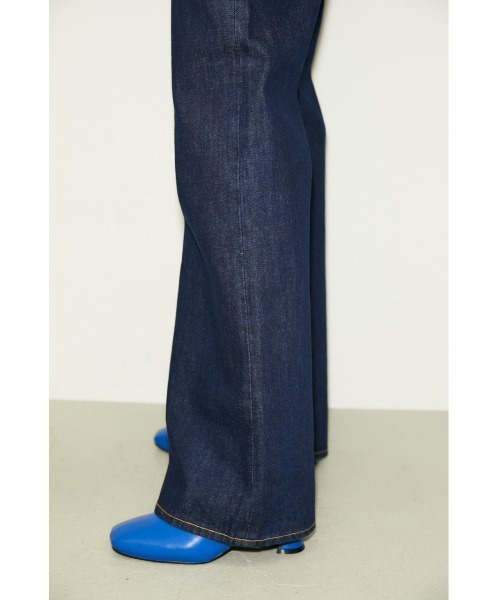 「THROW by SLY」 デニムパンツ 25inch ブルー レディース_画像3