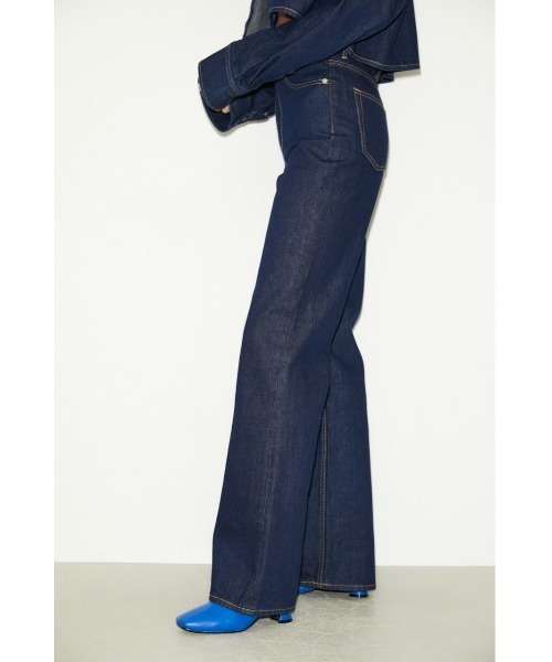 「THROW by SLY」 デニムパンツ 25inch ブルー レディース_画像8