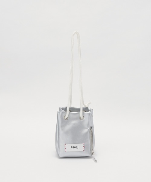 バックオープンショートジレGRY GRAIN（グレイン） 2WAYバッグ FREE シルバー レディース : ZOZOTOWN