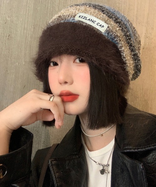 miniministore（ミニミニストア） ニット帽 ニットキャップ ミックス