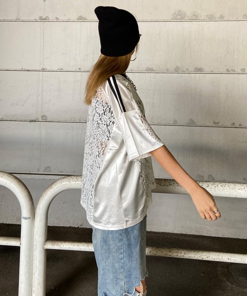 「non-hedge」 半袖Tシャツ FREE オフホワイト レディース_画像5
