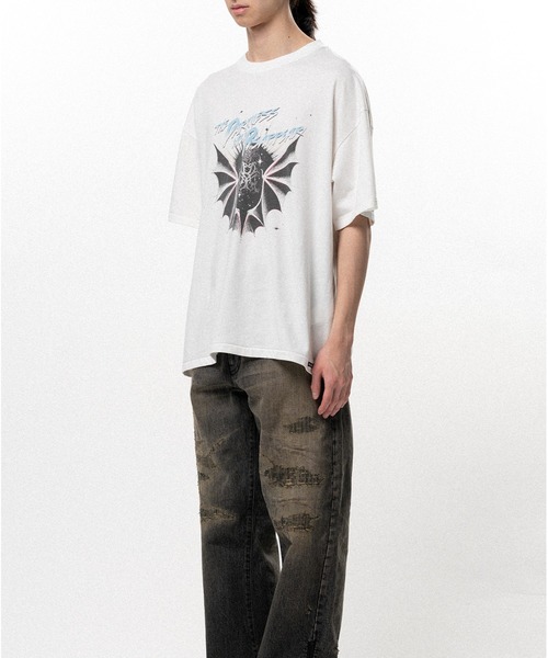 KAMIYA tシャツ THE DARKNESS WILL DISAPPEAR” T-shirt メンズ