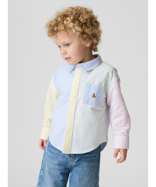 GAP（ギャップ） ブラウス シャツ カラーブロック オックスフォード