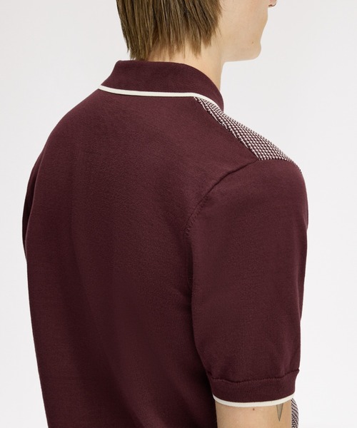 FRED PERRY（フレッドペリー） ポロシャツ 半袖 Tonic Waffle Knitted