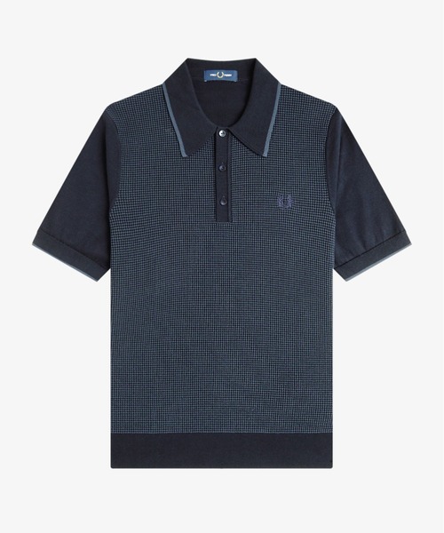 FRED PERRY（フレッドペリー） ポロシャツ Tonic Waffle Knitted Shirt