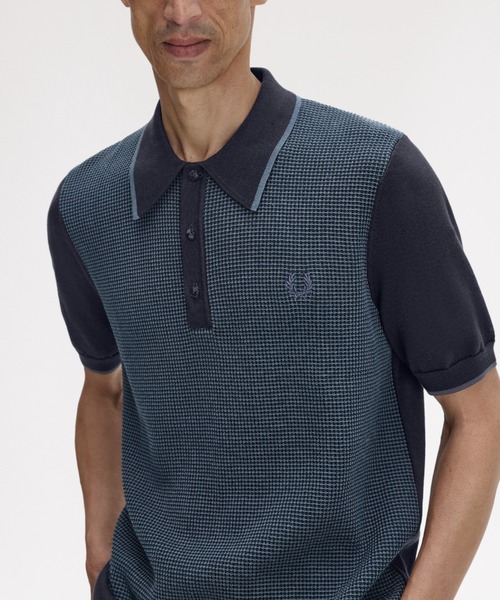 FRED PERRY（フレッドペリー） ポロシャツ 半袖 Tonic Waffle Knitted