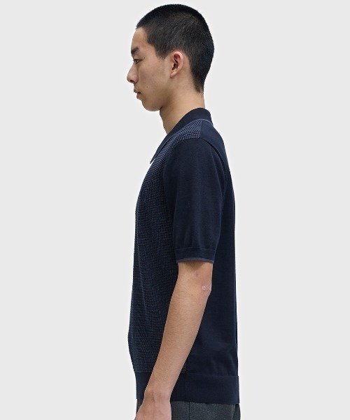 FRED PERRY（フレッドペリー） ポロシャツ 半袖 Tonic Waffle Knitted