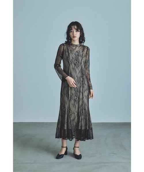 「niana」 ノースリーブワンピース M グレー レディースの画像