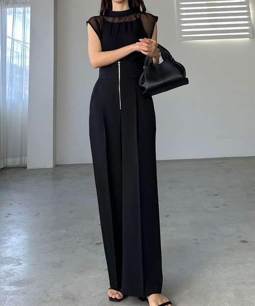 「Louere」 スラックス X-LARGE ライトグレー レディース_画像6