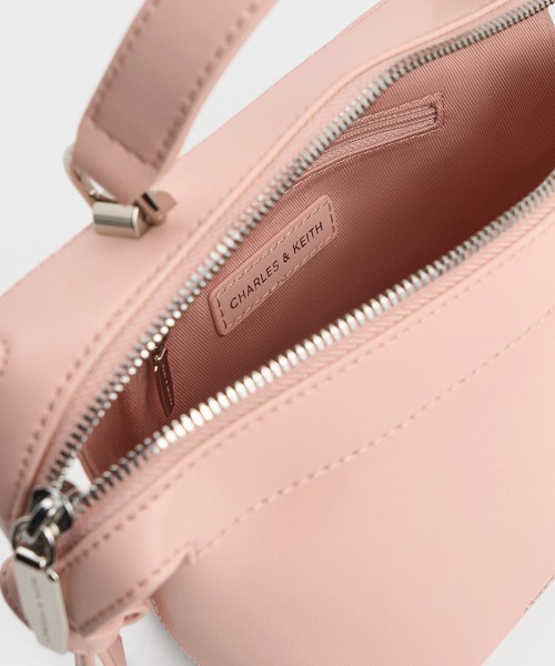 「CHARLES & KEITH」 2WAYバッグ S スミクロ レディース_画像9