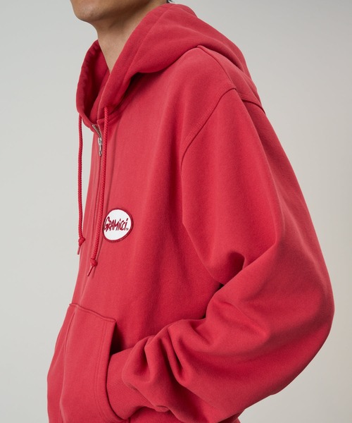 Gramicci（グラミチ） パーカー OVAL PATCH ZIP HOODED SWEATSHIRT