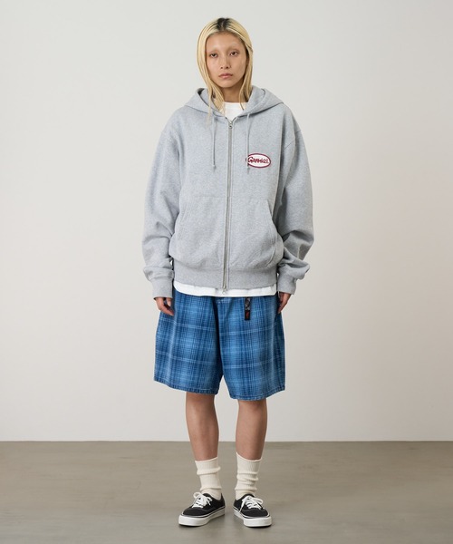 Gramicci（グラミチ） パーカー OVAL PATCH ZIP HOODED SWEATSHIRT