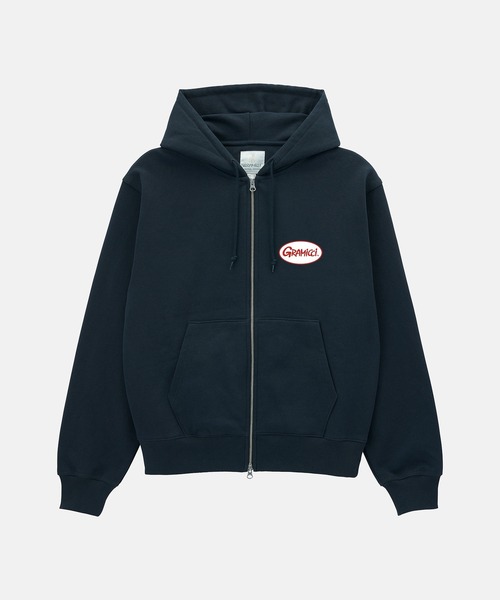 Gramicci（グラミチ） パーカー OVAL PATCH ZIP HOODED SWEATSHIRT