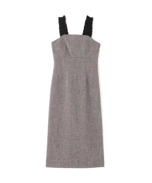 「PROPORTION BODY DRESSING」 キャミソールワンピース SMALL ブラック系その他 レディースの画像