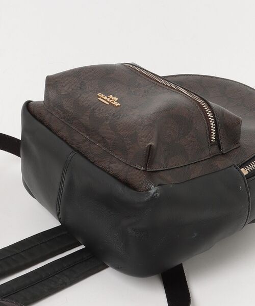 COACH ブラック レザー リュック ナップサック COACH（コーチ） リュック - ブラック レディース : ZOZOTOWN Yahoo!店