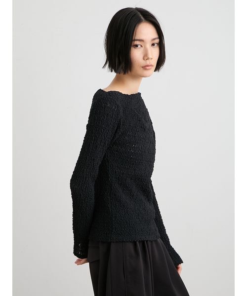 「MIESROHE」 長袖カットソー F ブラック レディース_画像6