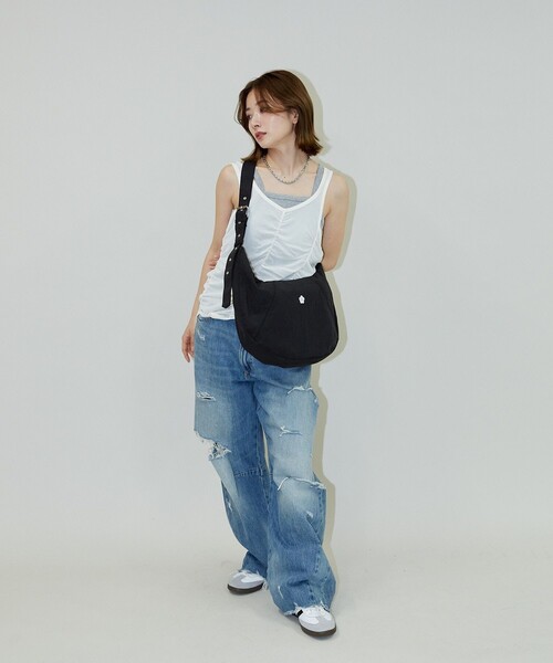 「MARY QUANT」 ショルダーバッグ ONE SIZE ブラック レディース_画像6