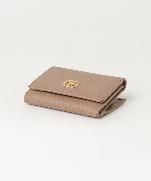 GUCCI　3つ折り財布　GGマーモント　プチマーモント　グッチ　ベージュ GUCCI（グッチ） GGマーモント 三つ折り 財布 - ベージュ レディース