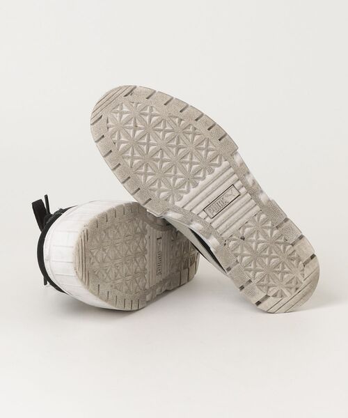 「PUMA」 ローカットスニーカー 24.0cm ブラック×ホワイト レディース_画像3
